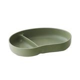 日本製 SUCSUC 抗菌竹纖維豆形分隔盤 | 嬰幼兒餐盤 分隔盤 兒童分隔盤 耐摔 露營餐盤