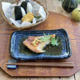 日本製 美濃燒 經典四色角皿 | 方盤 魚盤 燒物 烤物 居酒屋 串炸盤 小菜 前菜盤