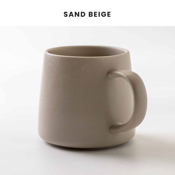 日本製 Kotori 沙米色 質感馬克杯 250ml｜美濃燒 咖啡杯