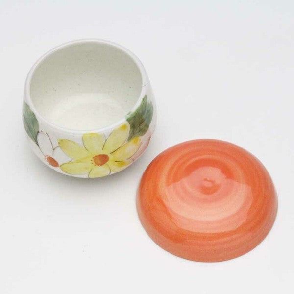 日本製 花花兔手繪陶瓷附蓋碗 | 湯碗 蒸蛋碗 茶碗蒸 飯碗 碗 陶瓷碗 湯盅 湯杯碗 碗盤 家用碗
