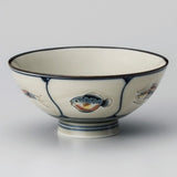 日本製 TOKIWA 美濃燒 水族館飯碗 | 高台碗 茶碗 小魚碗 家用碗 中碗 日本製碗 碗 日式餐具