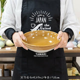 日本 TAMAKI 雙色線條大容量碗 1100ml |  耐熱 可疊放 拉麵碗 大碗公