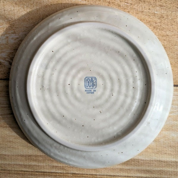 日本製 美濃燒 粉引紺十草 陶瓷碗盤 | 線條餐盤 日本餐盤 圓盤 飯碗 小碗 陶瓷盤 盤子 日本碗