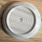 日本製 美濃燒 粉引紺十草 陶瓷碗盤 | 線條餐盤 日本餐盤 圓盤 飯碗 小碗 陶瓷盤 盤子 日本碗