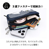 日本 超人氣 貓咪刺繡錢包/收納袋 | 手機包 零錢包 萬用包 拉鍊包 化妝包 小物收納包 分隔包