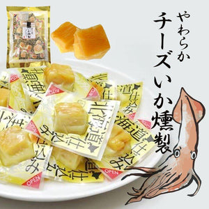 日本 北海道一口煙燻起司魷魚-120g - 富士通販
