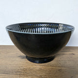 日本製 美濃燒 浮雕十草拉麵碗 | 湯碗 陶瓷拉麵碗 寬口碗 丼飯碗 泡麵碗