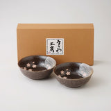 日本製 美濃燒 櫻之舞飯碗禮盒 | 日式對碗 夫妻碗 新婚 喬遷 送禮