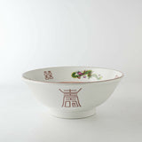 日本製 美濃燒 白龍復古拉麵碗 | 910/1400cc 中華料理 白卷龍 壽碗公