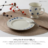 日本製 美濃燒 tsubame 藍色燕子陶瓷碗盤 | 陶瓷盤 圓盤 麥片碗 湯碗