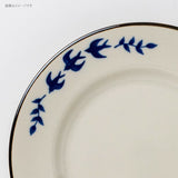 日本製 美濃燒 tsubame 藍色燕子陶瓷碗盤 | 陶瓷盤 圓盤 麥片碗 湯碗