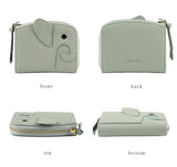 日本 LIZDAYS 大象L型拉鍊短夾 九色可選｜女生短夾 錢包短夾 可愛短夾 卡夾錢包 大象