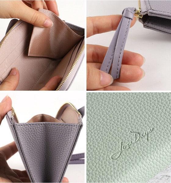 日本 LIZDAYS 大象L型拉鍊短夾 九色可選｜女生短夾 錢包短夾 可愛短夾 卡夾錢包 大象