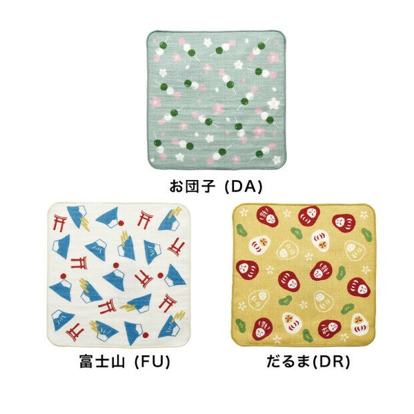 日本製 現代百貨 和柄小町 純棉柔軟方巾 | 25x25cm 和風棉質 小方巾 隨身手帕