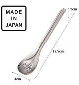 日本製 CB Japan 燕三條不鏽鋼瀝汁勺 | 瀝湯汁 撈浮沫 勺子 過濾湯匙 長柄湯匙