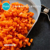 日本製 atomico 食材砧板收集器 兩入組 | 砧板 備料 好收納 可吊掛