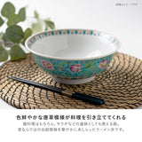 日本製 美濃燒 復古宮廷 唐草花紋拉麵碗 | 中國風 拉麵碗 碗公 湯碗 大碗 大昭和花凛 日本拉麵碗