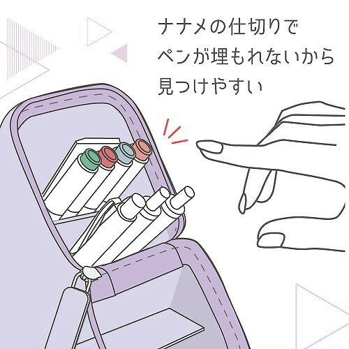 日本 SONiC Kakusta 寬版矽膠筆袋 | 便攜式筆筒 文具收納 立體鉛筆盒 可站立鉛筆盒