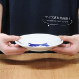 日本製 美濃燒 Shichita 陶瓷貓咪圓盤 16cm | 點心盤 水果盤 沙拉盤 甜點盤 分菜盤