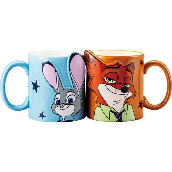 日本 迪士尼 動物方城市 陶瓷對杯2入組 | 馬克杯 300ml zootopia – 富士通販