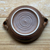 日本製 美濃燒 陶瓷圓形雙耳盤 | 雙耳圓盤 陶瓷盤 圓盤 盤子 雙耳盤 深盤 可堆疊