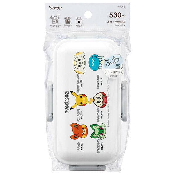 日本製 Skater 寶可夢樂扣便當盒 530ML | 兒童便當盒 抗菌便當盒 保鮮餐盒 微波盒 保鮮盒