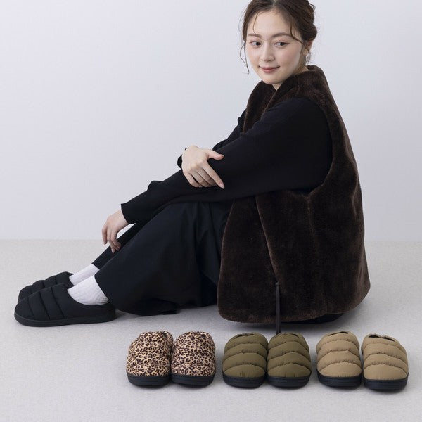 日本直送 內刷毛 保暖羽絨拖鞋 四色 | 莫卡辛鞋 懶人拖鞋 保暖 防寒 戶外 室內拖鞋 毛毛拖