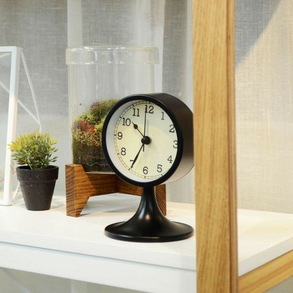 日本 Entrex 復古迷你直立鬧鐘 | 床頭鬧鐘 落地鐘 直立式 桌上型鬧鐘 靜音鬧鐘