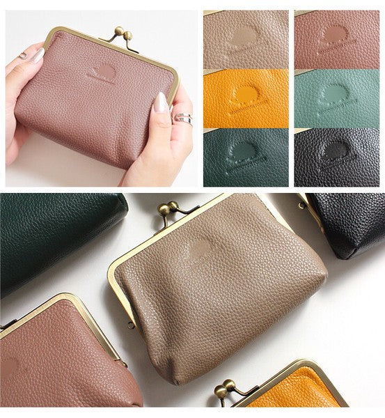 日本 SCANDINAVIAN FOREST 刺蝟 真皮 口金包 化妝包 零錢包 口金零錢包 小化妝包