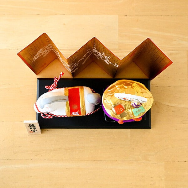 日本 藥師窯干支 馬年限定 錦齋馬擺飾 | 招財進寶 馬年吉祥物 馬年擺設 新年 2026 午 馬年