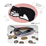 日本 超人氣 貓咪刺繡錢包/收納袋 | 手機包 零錢包 萬用包 拉鍊包 化妝包 小物收納包 分隔包