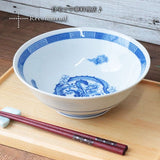 日本製 美濃燒 青龍中華拉麵碗 2入組｜1000ml 湯麵碗 碗公 湯碗