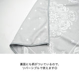 日本 PAISELY 抗UV變形蟲圖騰涼感巾30×100cm｜黑色 灰色 藍色