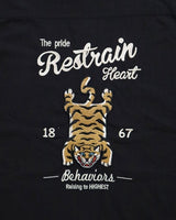 日本代購 POWER TO THE PEOPLE 老虎麻質感刺繡襯衫 卡其色 黑色 L 襯衫男長袖 襯衫