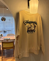 日本代購 POWER TO THE PEOPLE 貓咪刺繡 大學T 日系大學t 長袖t恤 長袖 t恤女