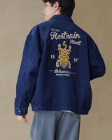 日本代購 燈芯絨老虎刺繡外套 POWER TO THE PEOPLE 日系外套 燈芯絨外套 街頭風外套