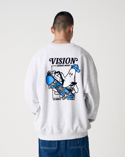 日本代購 VISION STREET WEAR 幽靈滑板衛衣 大學t 美式大學t 大學t長袖 日系大學t