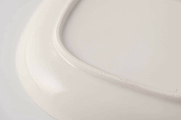 日本製 美濃燒 白色陶瓷橢圓盤 | 簡約白盤 菜盤 點心盤 水果盤 橢圓盤 小菜盤 陶瓷盤 家用餐盤