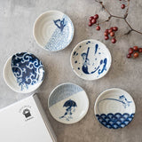 日本製 美濃燒 SHICHITA 貓咪10cm小皿 5入禮盒 | 醬油碟 小菜碟 小碟 點心盤 送禮推薦