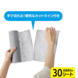 日本 NEEDS LABO 拋棄式抹布 30枚 | 廚房抹布 去油汙 除水垢