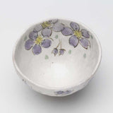 櫻花碗 日本製 春日粉引櫻花陶碗 粉 紫 11.2cm｜瀨戸燒 日式碗 古早碗 舞陶館 陶瓷碗 飯碗 碗