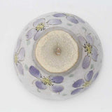 櫻花碗 日本製 春日粉引櫻花陶碗 粉 紫 11.2cm｜瀨戸燒 日式碗 古早碗 舞陶館 陶瓷碗 飯碗 碗