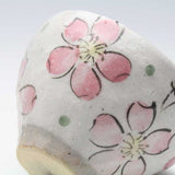 櫻花碗 日本製 春日粉引櫻花陶碗 粉 紫 11.2cm｜瀨戸燒 日式碗 古早碗 舞陶館 陶瓷碗 飯碗 碗