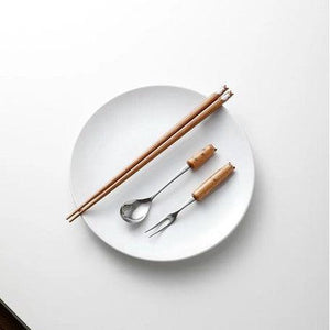 日本製 柴犬原木筷子22.5cm｜環保筷 日式原木筷子 尖頭筷 - 富士通販