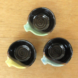 日本製 美濃燒 三彩碗組 小缽禮盒 3入組 - 富士通販