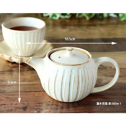 益子燒茶壺 360ml│附濾茶器 泡茶壺 日式茶具 手工窯燒 - 富士通販