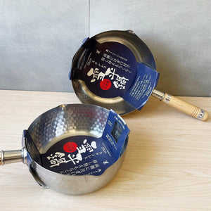 吉川金屬不鏽鋼雪平鍋｜日本製食品級430不鏽鋼，導熱快 - 富士通販
