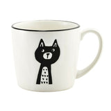 日本製 美濃燒 啞光貓咪馬克杯 310cc | 霧面馬克杯 咖啡杯 水杯 茶杯 日本製杯子 貓咪杯子