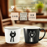 日本製 美濃燒 啞光貓咪馬克杯 310cc | 霧面馬克杯 咖啡杯 水杯 茶杯 日本製杯子 貓咪杯子