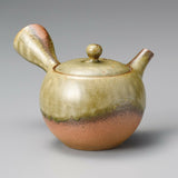 日本製 天然木灰釉急須壺 | 一心丸急須 圓形茶壺 橫手急須 日本茶壺 泡茶壺